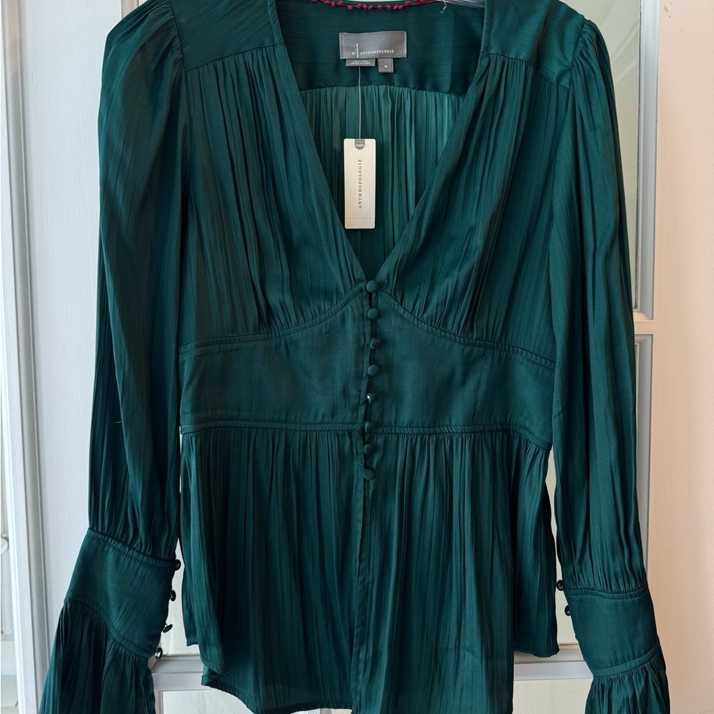 Elegant Green Women's Top